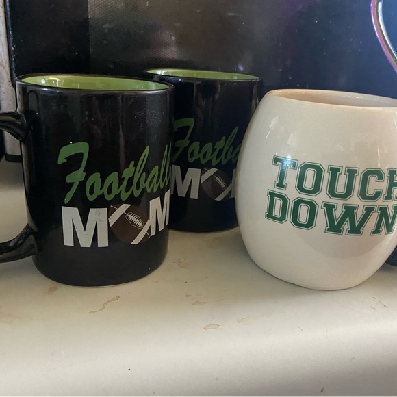 Set of three football,  Coffee ￼mugs T26 - Picture 1 of 8
